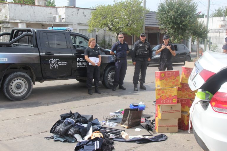 Circulaba en un auto robado, se dio a la fuga y fue capturado en San Miguel