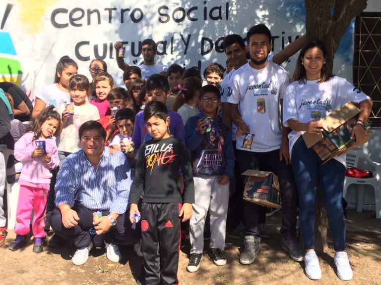 JOSE LUIS BENITEZ ACERCA APTITUDES FISICAS GRATUITAS A NIÑOS DEL DISTRITO