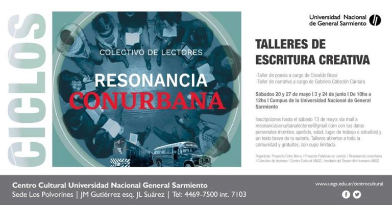 Taller de escritura creativa “Resonancia suburbana”