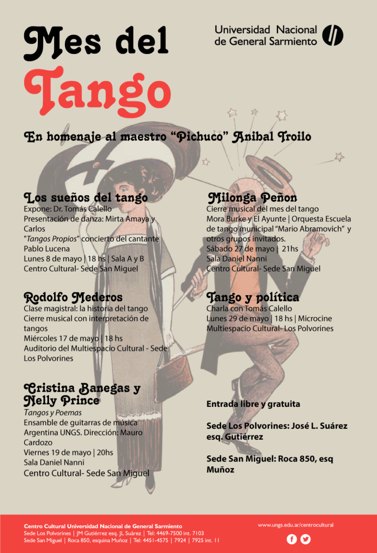 Mes del Tango en la Universidad Nacional De General Sarmiento