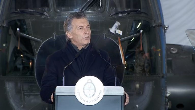 Mauricio Macri anunció el plan de reconversión de las Fuerzas Armadas en Campo de Mayo
