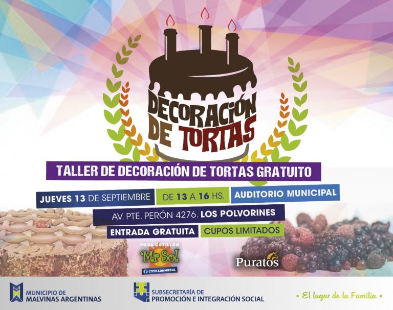 Se viene un nuevo encuentro de repostería en Malvinas Argentinas