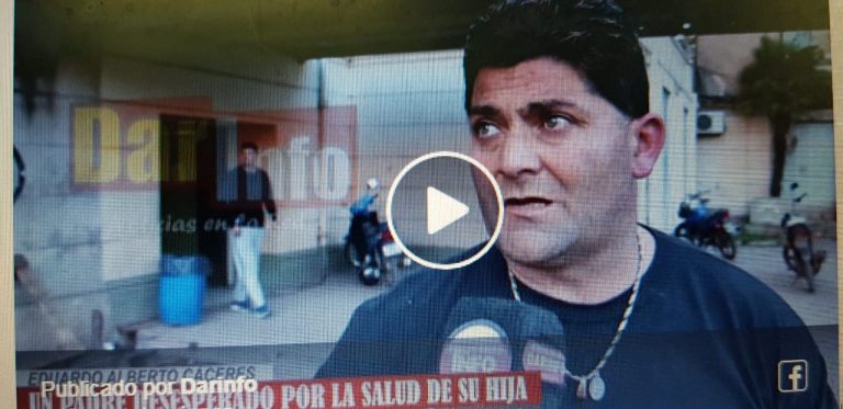 PADRE DESESPERADO Y SIN RECURSOS ECONÓMICOS LUCHA POR LA VIDA DE SU HIJA Y PIDE AYUDA A LAS AUTORIDADES.