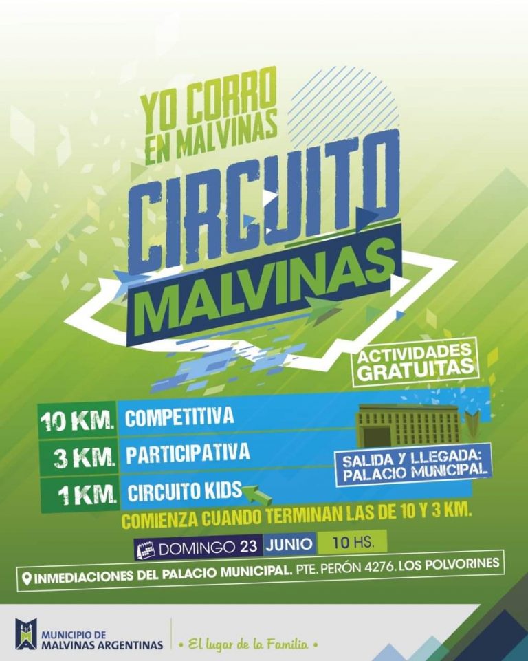 Circuito Malvinas lleva casi 4 mil inscriptos
