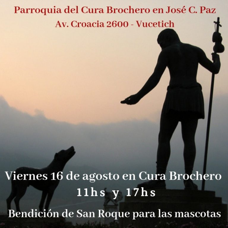 BENDICIÓN DE SAN ROQUE PARA LAS MASCOTAS