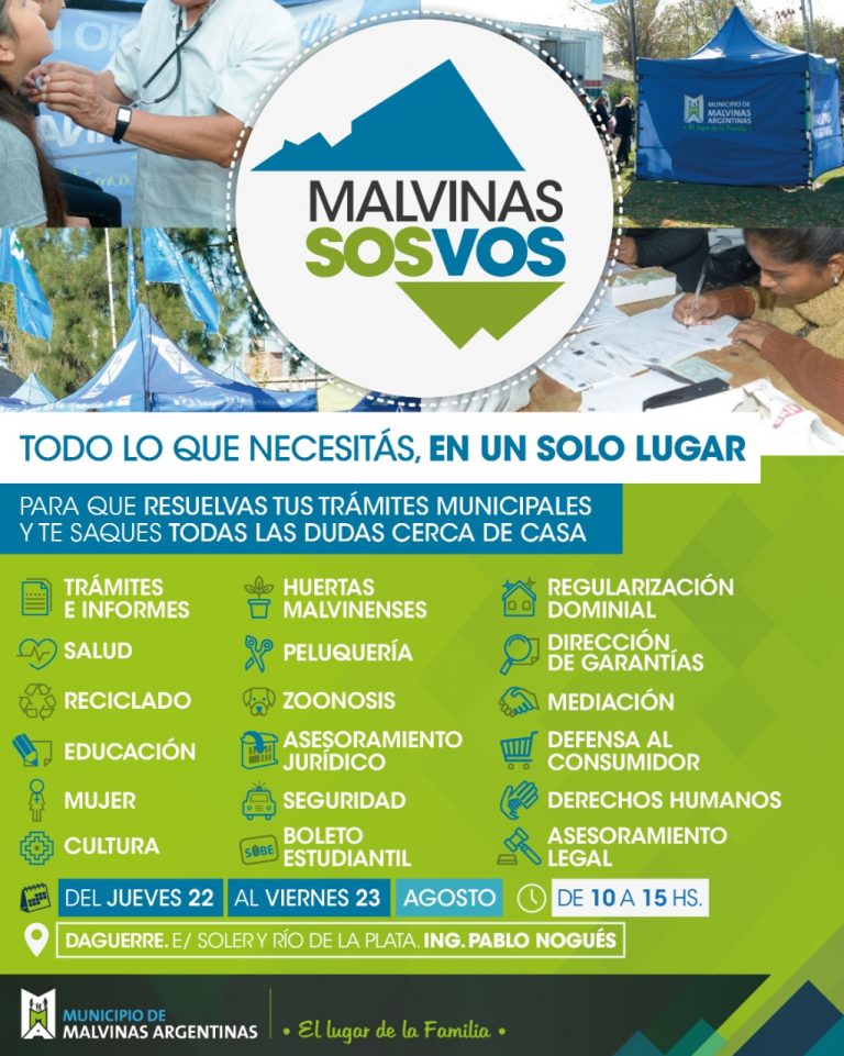 El operativo “Malvinas sos vos” estará en Ing. Pablo Nogués