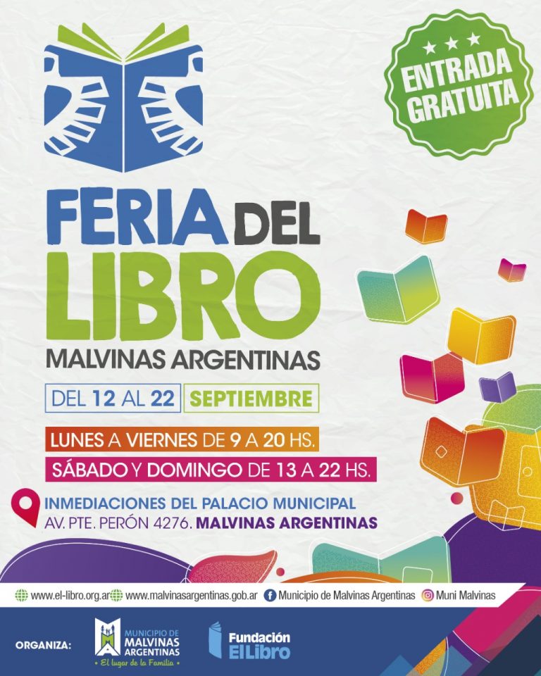 Se viene la Feria del Libro a Malvinas Argentinas