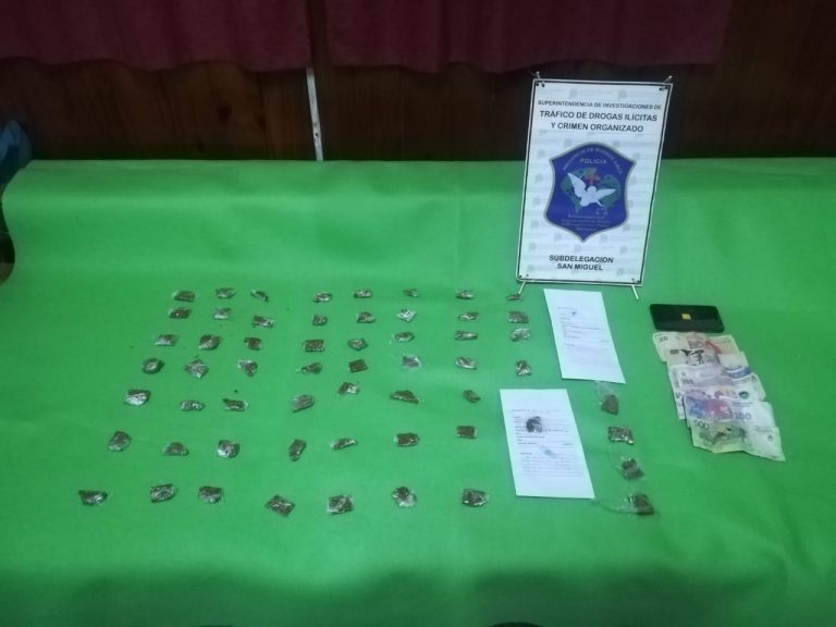 Presunta infracción a ley de estupefacientes
