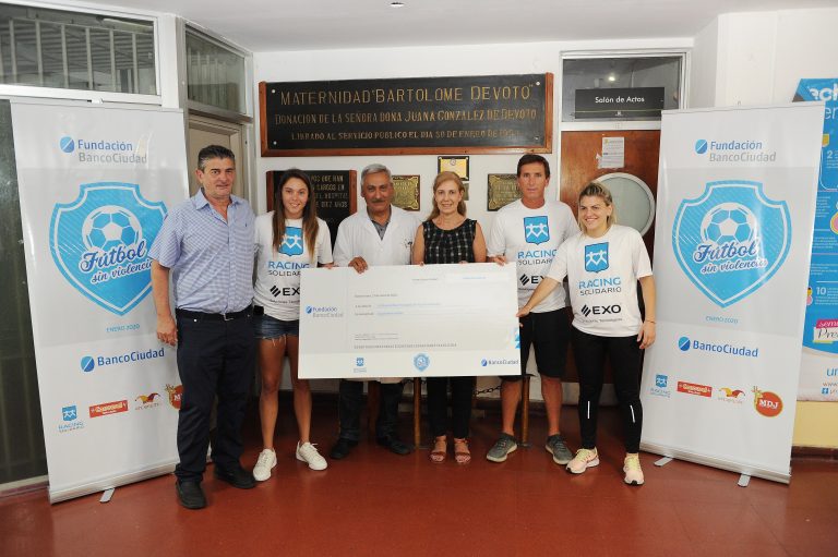 BANCO CIUDAD Y RACING A BENEFICIO DEL HOSPITAL DE NIÑOS DE MAR DEL PLATA