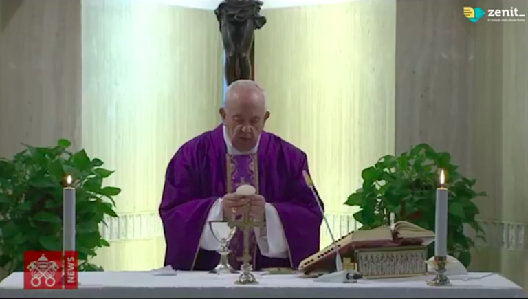 Continúa la emisión en vivo de la Misa diaria del Papa y el rezo diario del Ángelus
