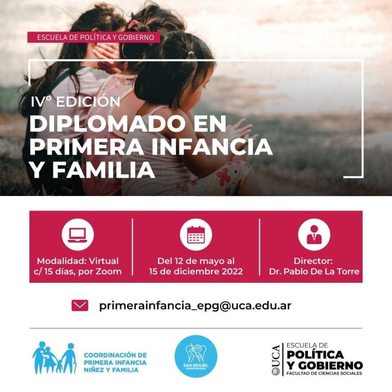 Se viene la 4ta edición del Diplomado en Primera Infancia y Familia organizado por San Miguel