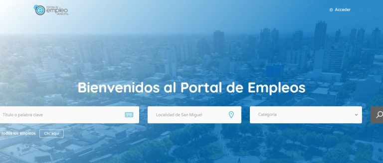 ¿Cómo funciona el Portal de Empleo de San Miguel?