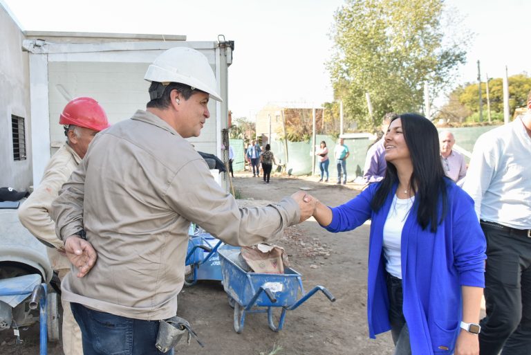 Noe Correa supervisó el avance de obra del nuevo Centro de Salud “El Camino”, de la ciudad de Grand Bourg