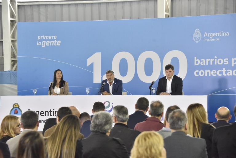 Presentación del Programa “1.000 barrios populares conectados” en Malvinas Argentinas
