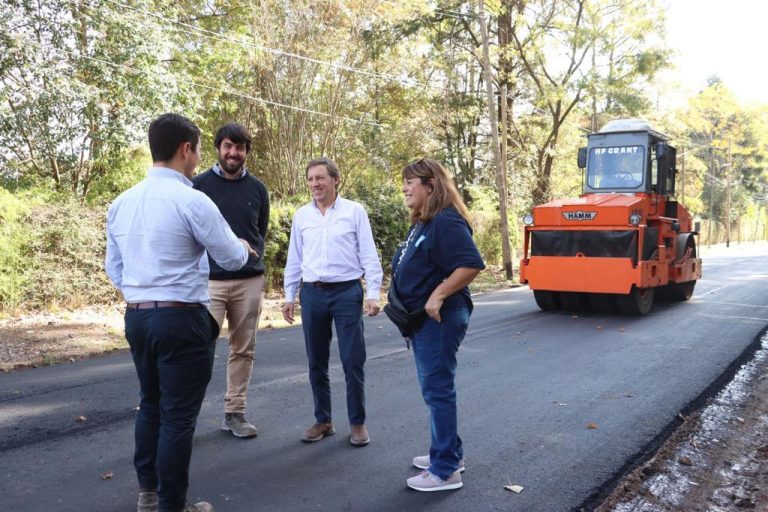 Avanzan las obras de pavimentación en todo San Miguel