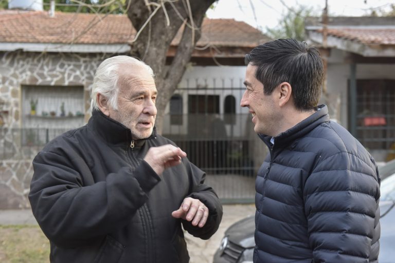 Leo Nardini supervisó la finalización de obra de la cuenca Arquímedes, en la ciudad de Villa de Mayo