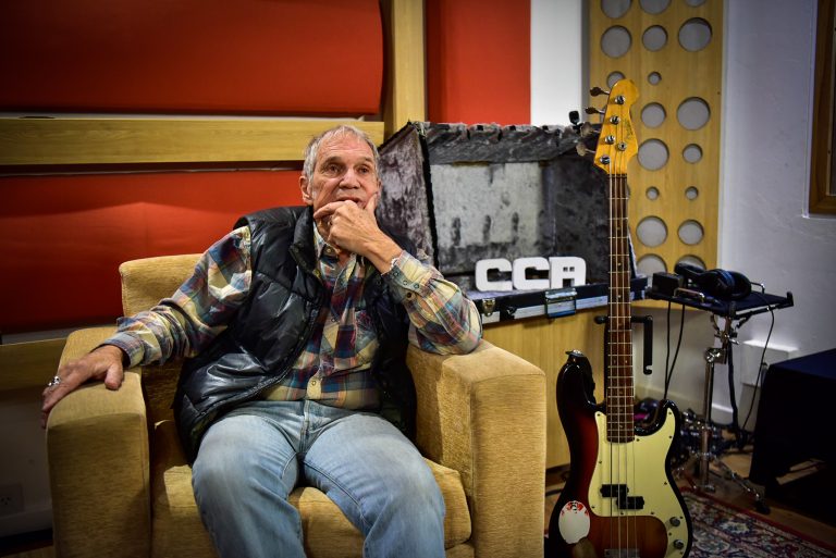 Un reconocido artista del rock nacional grabó en el estudio de la Casa Cultura y Arte  de Malvinas Argentinas