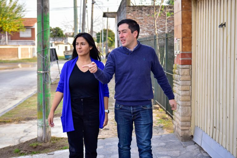 Leo Nardini habilitó el pavimento de las calles San Martín, Frías y 9 de Julio, en la ciudad de Los Polvorines