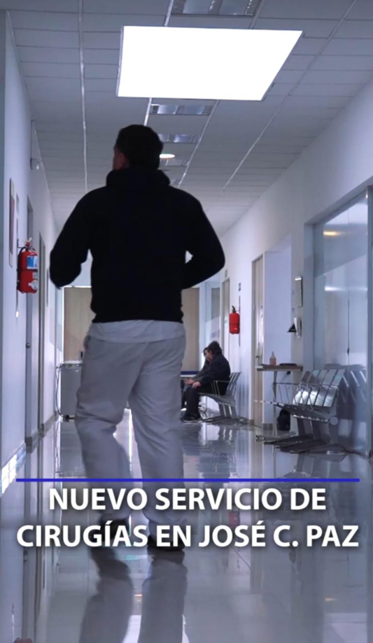 SERVICIO DE CIRUGÍAS EN EL HOSPITAL CAPORALETTI DE JOSÉ C. PAZ
