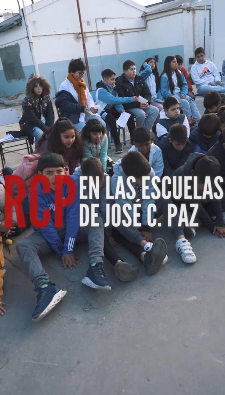 TALLERES DE RCP Y PRIMEROS AUXILIOS EN LAS ESCUELAS DE JOSÉ C. PAZ