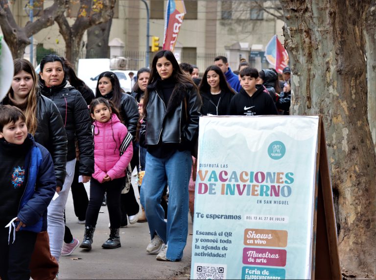 Continúan las vacaciones de invierno en San Miguel con shows, ferias y actividades para toda la familia