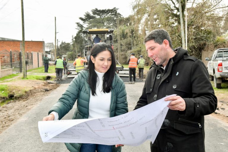 Noe Correa visitó una nueva obra en la ciudad de Tortuguitas