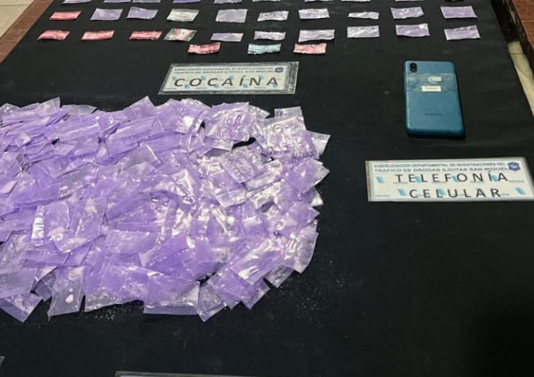Tres personas fueron detenidas en Malvinas Argentinas por tenencia de drogas para su comercialización