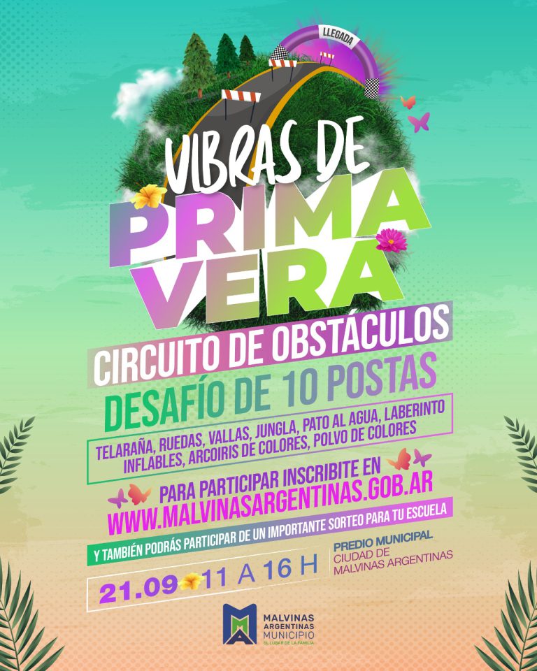 Este 21 de septiembre se celebrará con “Vibras de Primavera” en Malvinas Argentinas