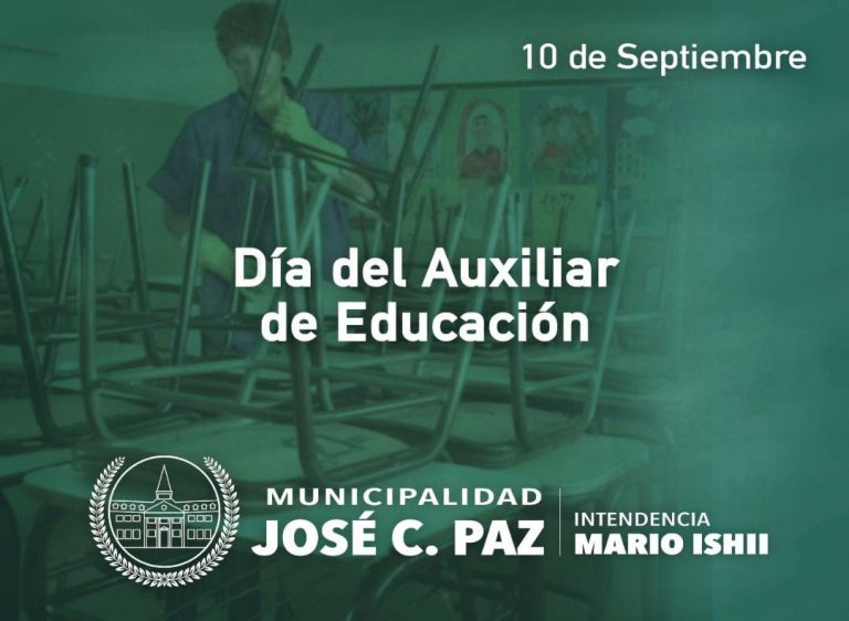 Efemerides 10 de Septiembre: Día internacional del auxiliar de Educación