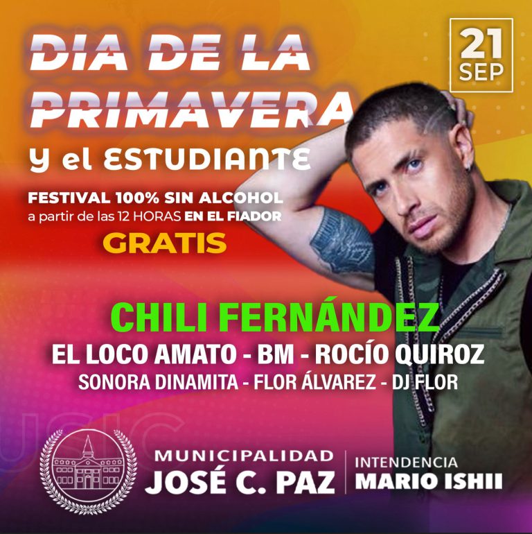 FESTIVAL POR EL DÍA DE LA PRIMAVERA Y DEL ESTUDIANTE!
