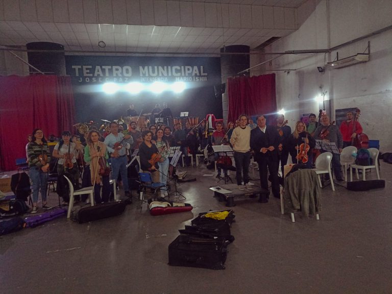 Ensayo de la Orquesta Municipal de José C. Paz
