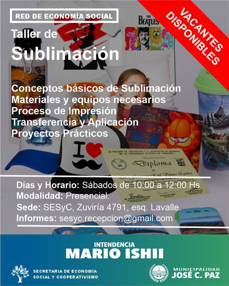 CAPACITACIONES MUNICIPALES GRATUITAS PARA LOS VECINOS
