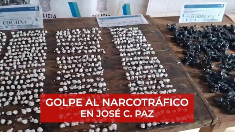 Golpe al Narcotráfico por parte de la Policía de José C. Paz