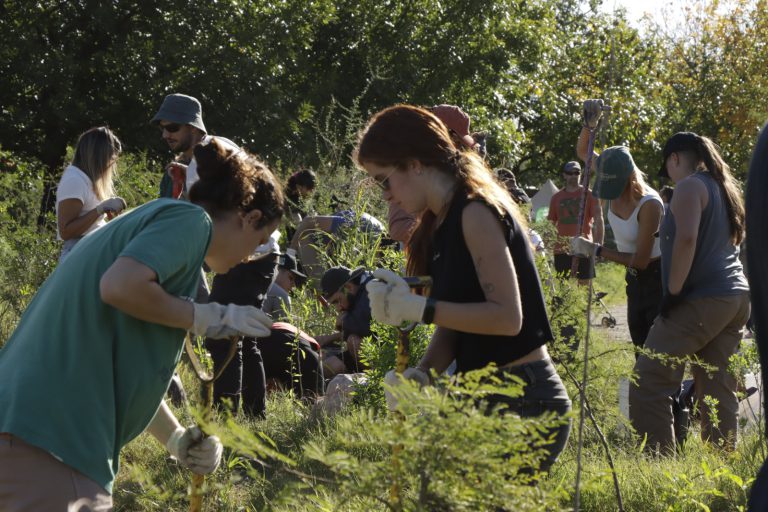 Gran jornada de plantación colectiva en la Reserva Urbana “El Corredor” de San Miguel
