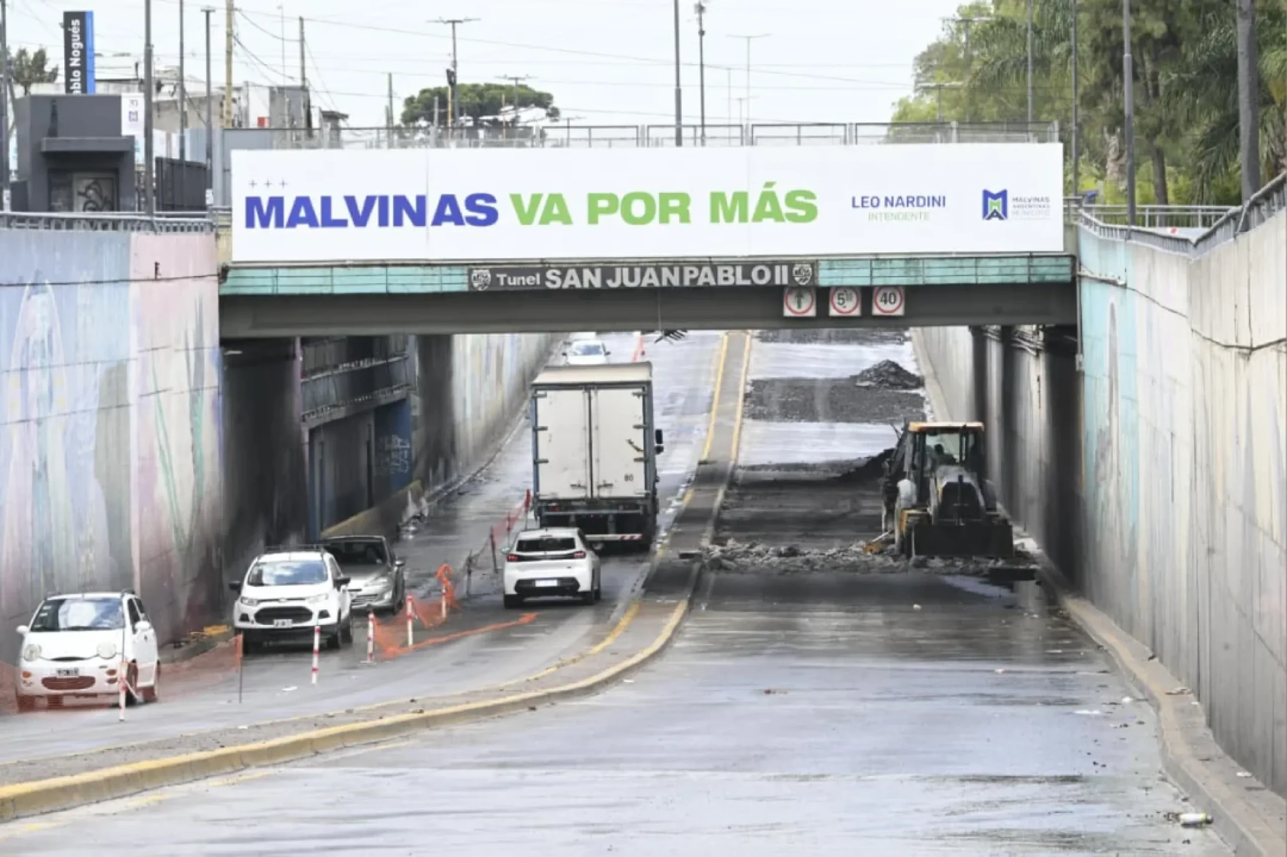 repavimentación tunel