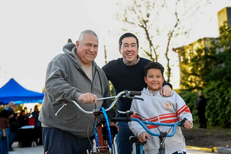 Nardini inauguró nuevos pavimentos en Villa de Mayo