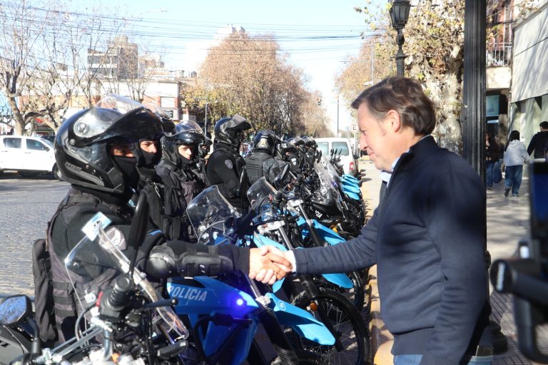 San Miguel incorporó 12 motos nuevas a su Policía Municipal